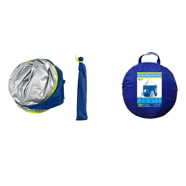 
Hot Sale Amazon Kids Tent Outer Space Rocket Toy Tent 