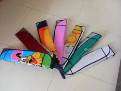 Factory  Cheap CMYK  Printing Aluminium Foil Car Sunshade Advertising Car Sun Shade For Front Window