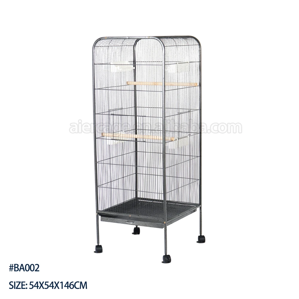 Good Quality 304 Stainless Steel Breeding Bird Cage Big Plastic Brass Metal Parrot Flight Extra Large Bird Cage
