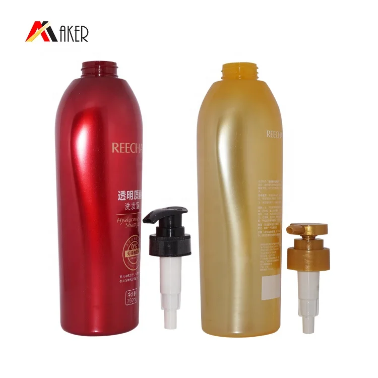 Custom PET Plastic Big Capacity Shampoo Pump Sprayer Container Large Lotion Bottles For Personal Hair Care Toiletries Products