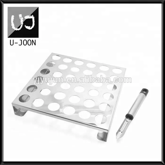 UJ-W009 High Quality  Stainless Steel Jalapeno Pepper Rack with Corer