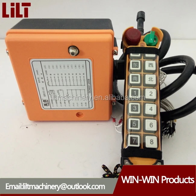 Safety Good quality Telecontrol F21-14S single speed hoist crane lift industrial wireless remote control