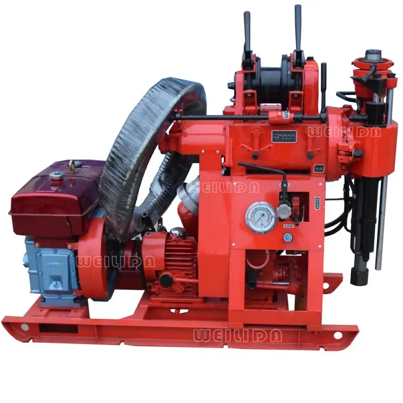 Multi Functional GK200 Water Well Drilling Machine 200 Meters Coring Drilling Rig