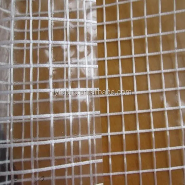 300gsm 1000x1000 3x3 transparent pvc mesh fabric