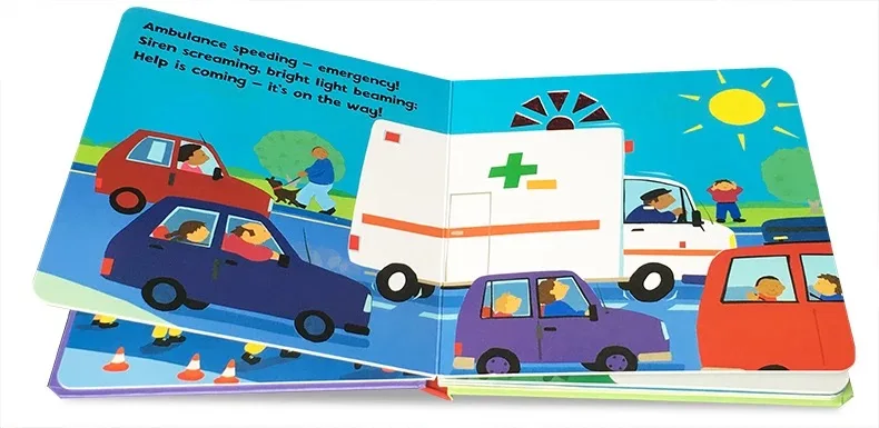 
white cardboard with colorful printing English cartooon story books 
