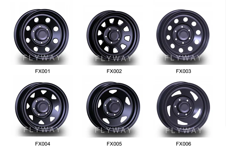
Flyway FX003 15inch 16inch 17inch 4x4 Steel Wheel for offroad 