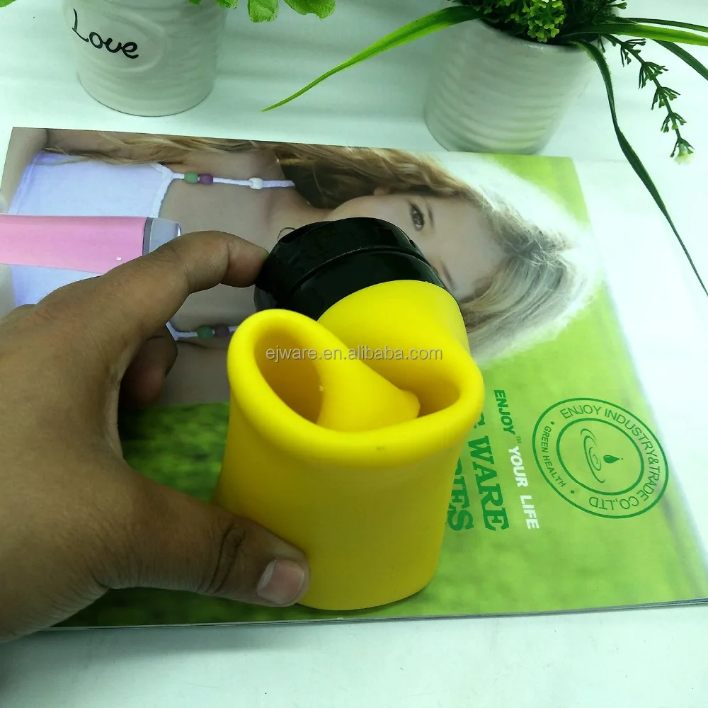 Силиконовая бутылка для воды без бисфенола А разборная с одной стенкой