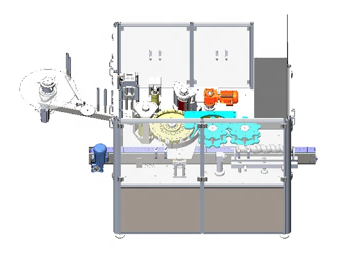 
Automatic Round Bottles Labeling Machine Hot Melt Glue Labeller for OPP Labels 
