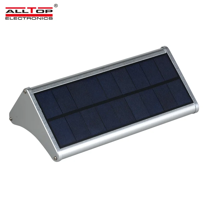 High Lumen high quality waterproof outdoor IP65 6watt 8watt solar led wall lamp