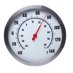 12inch Decorative Indoor Outdoor Wall Clock Thermometer Hygrometer
