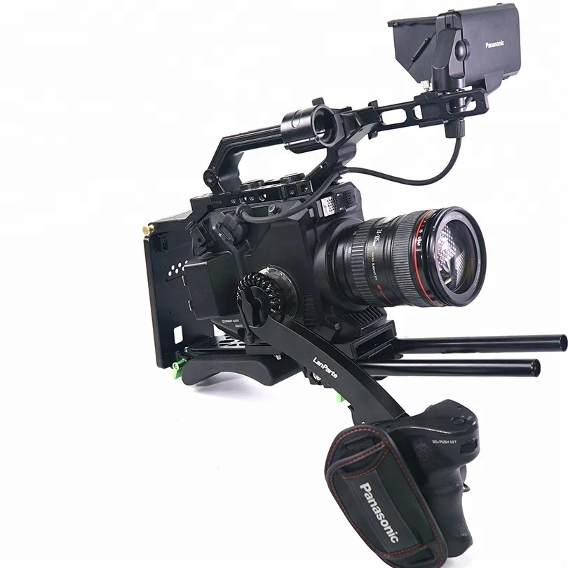 LanParte Accessory Adapter with ARRI Rosette Teeth for Panasonic AU-EVA1