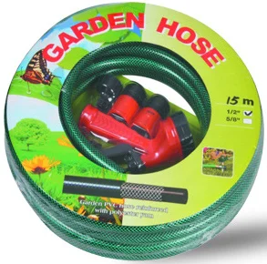 
Factory PVC Garden Water Hose Reach Certificate PVC Gardening Hose 