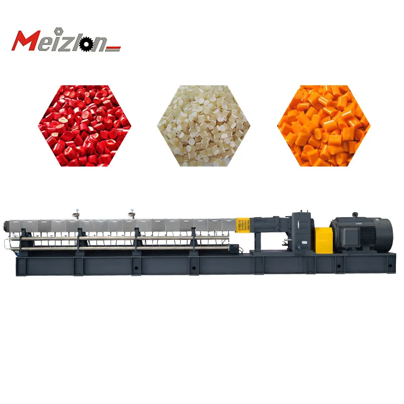 twin screw plastic masterbatch compounding extruder machine