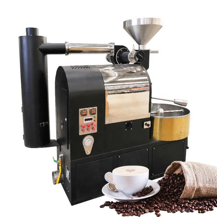 
coffee beans roaster equipment gas and electric heating coffee roaster 