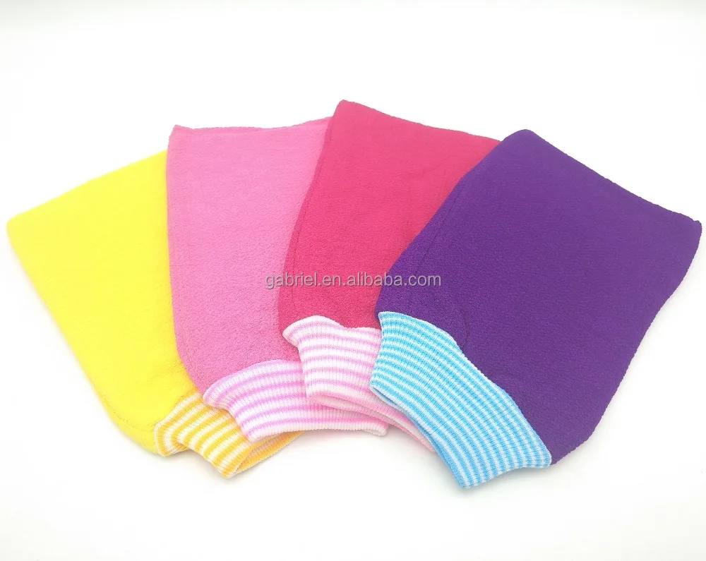 Direct Factory High Quality body scrubber exfoliating bath mitts bath gloves