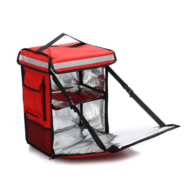 Large backpack pizza food delivery promotional cooler bag for picnic for delivery