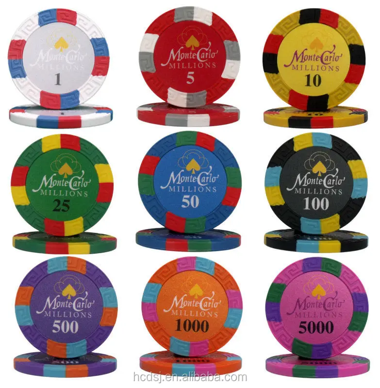 custom made 3 tone clay poker chips with your own logo,3 color casino poker chips with your own design