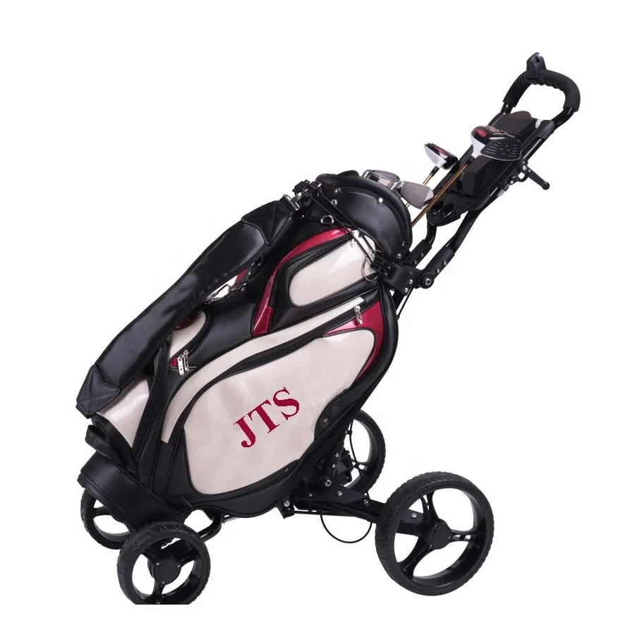 4 колеса складная тележка для гольфа