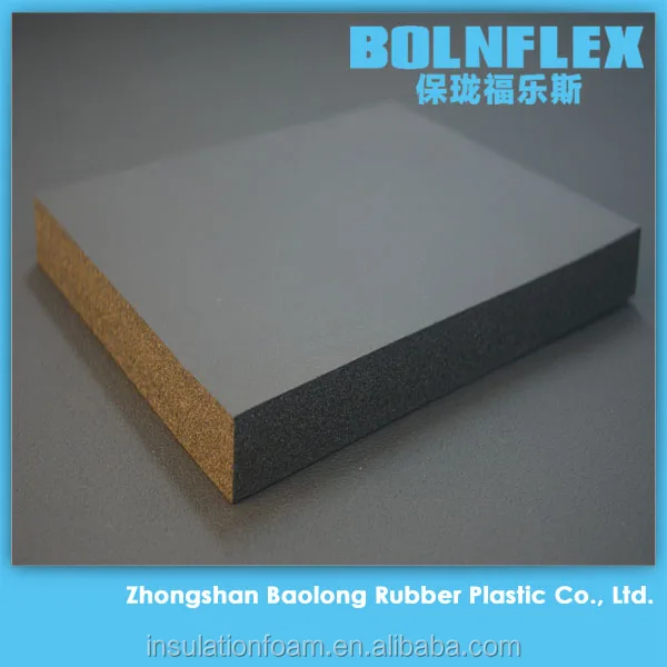 NBR/PVC Material Insulation Board Elastomeric Flexible Rubber Foam Heat Insulation