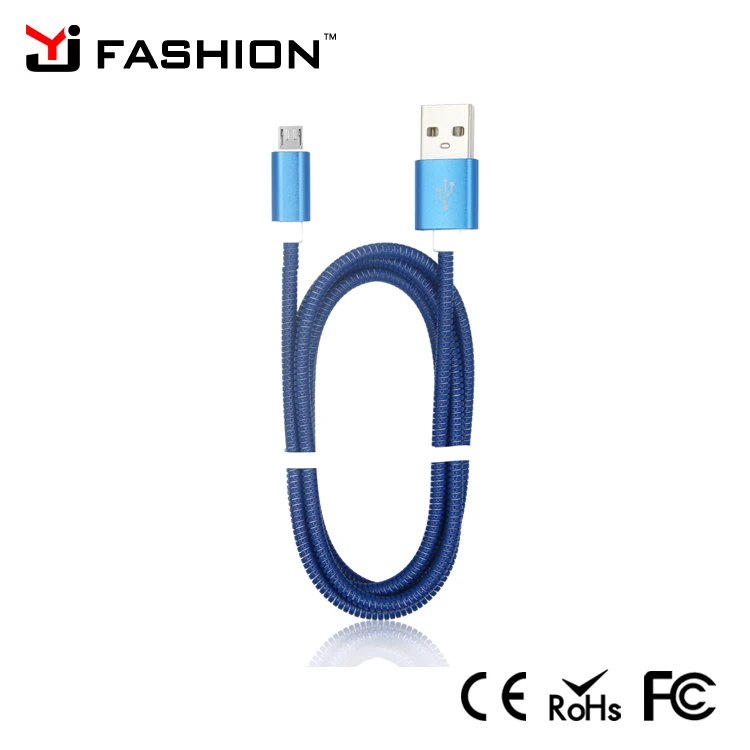 2017 новый высококачественный 1 м весна мобильный телефон зарядное устройство USB кабель синхронизации для Sumsung и Iphone7
