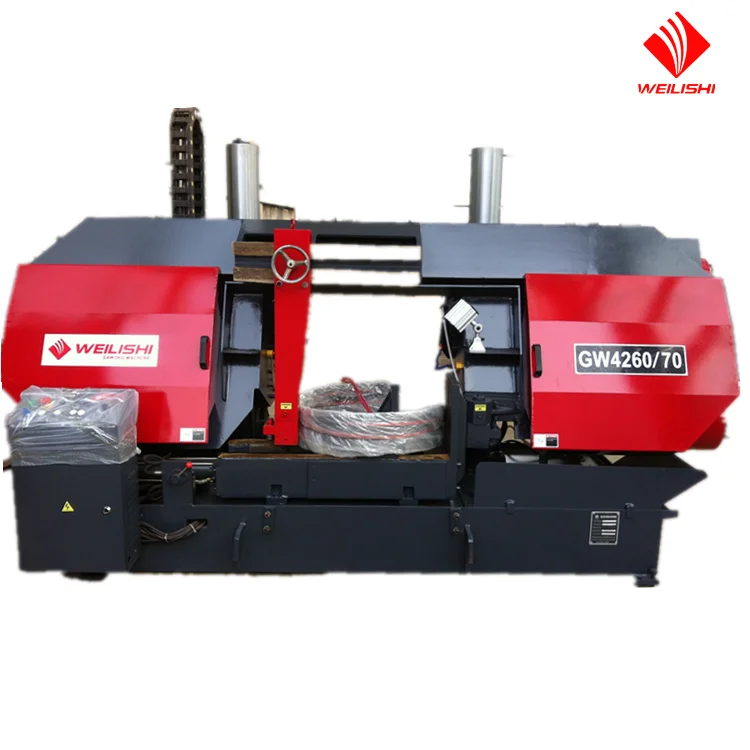 
GW4260 Double column horizontal 600mm metal cut band saw machine 