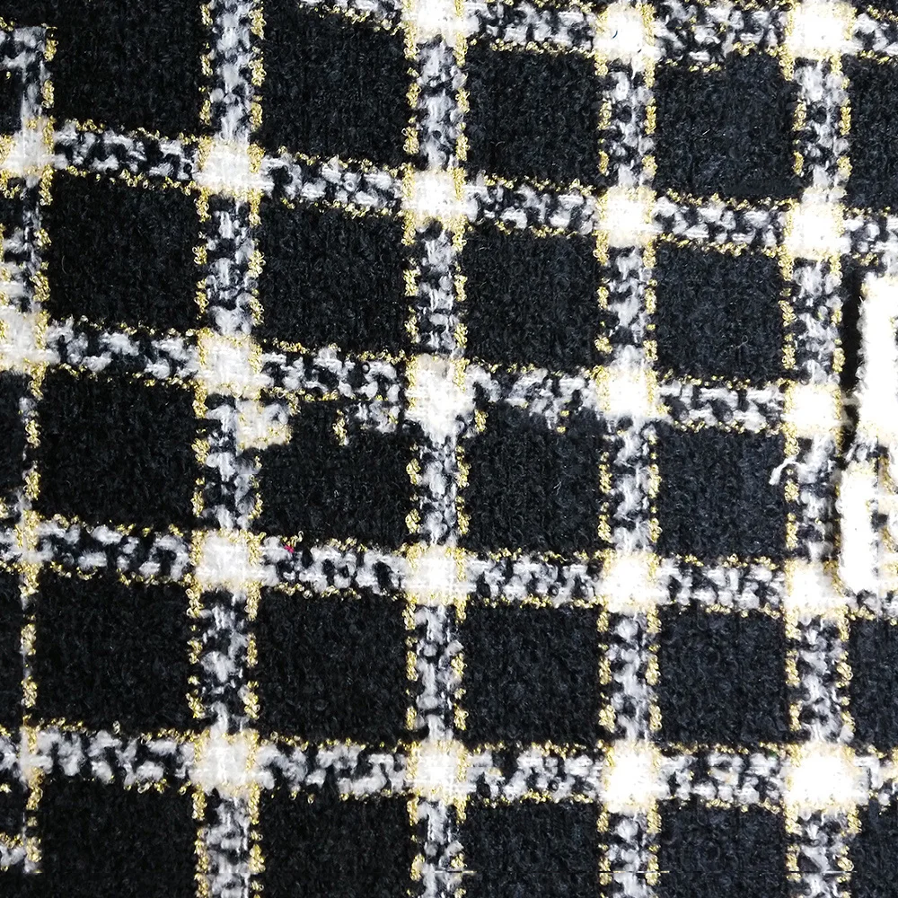 
2019 polyester jacquard dobby herringbone tweed microfiber micro fabric 