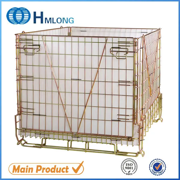 Сетчатый контейнер для преформ ПЭТ вместо гофрокартона под европаллет