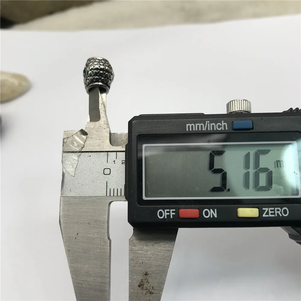 Hot Selling stainless steel Heart Shape Big Hole red rhinestone Charms with 5mm hole for DIY jewelry makining