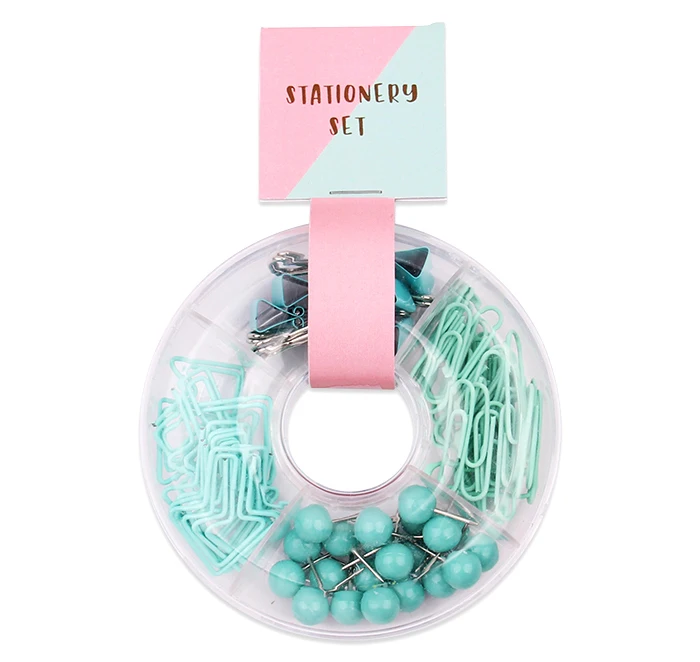 Licheng LP426 Black Paper Clips, Office Vinyl Coated Paper Clip Metal Bookmark