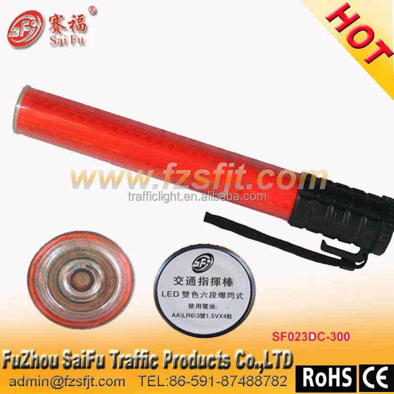 Security Traffic signal Flashing and High Reflective Red LED Baton or Wand Magnet