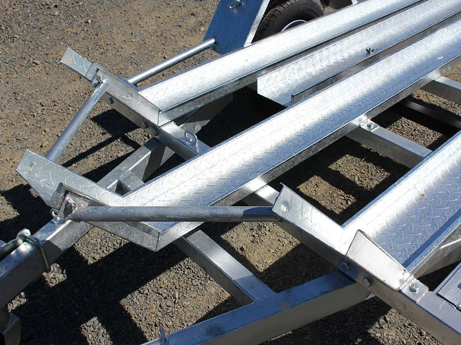 Single Dirt Cargo Motor Fat Bike Trailer For Motorbike To Tow