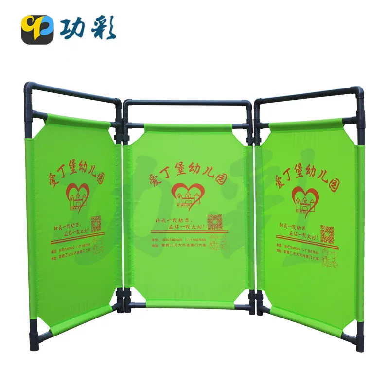 Portable Durable Folding Escalator Repair Maintenance Construction Barricade Logo Customization Elevator Safety Barricades