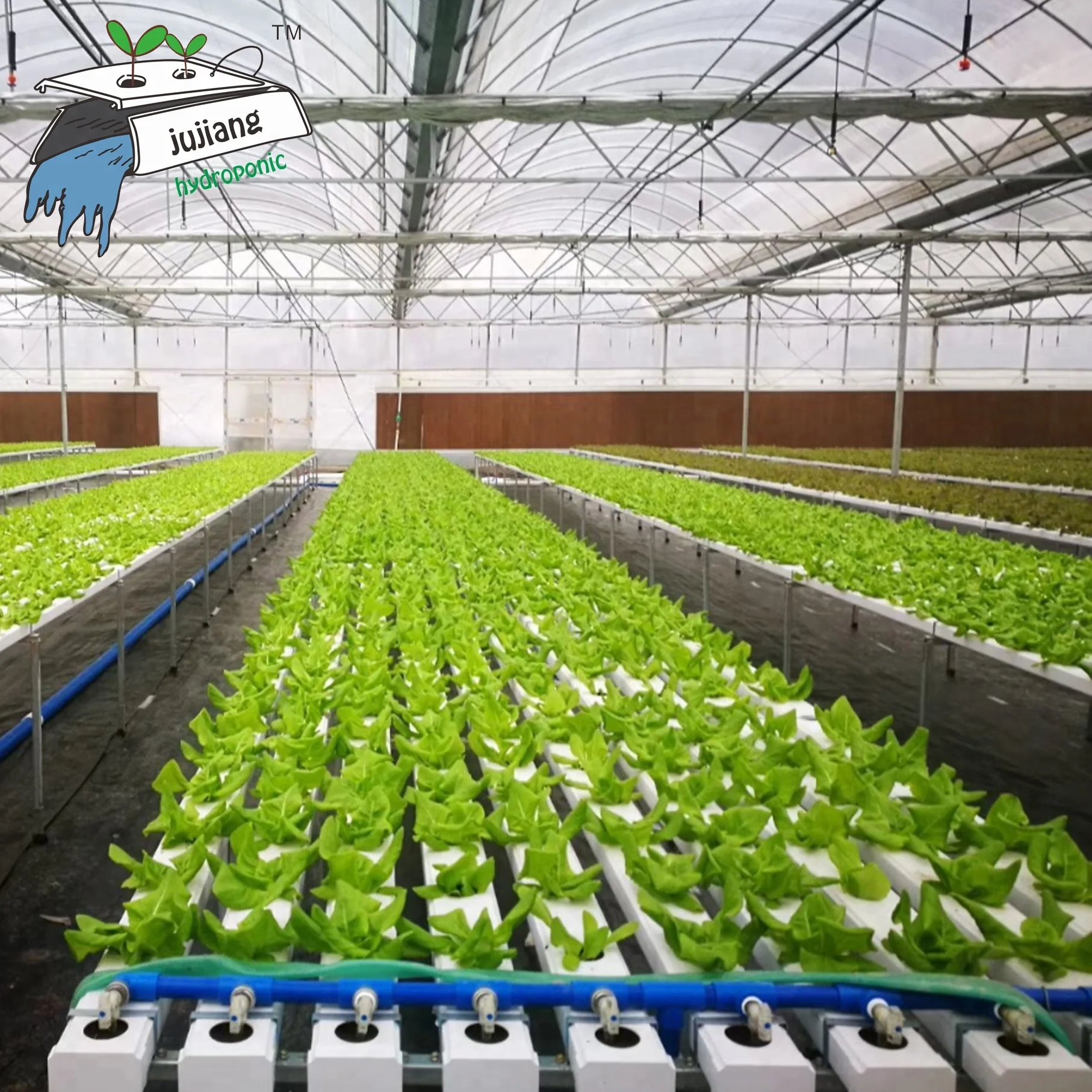 Каналы из ПВХ 100 50 мм и фитинг для гидропонных систем NFT-water out let