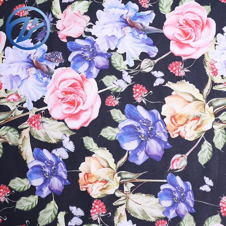 China Supplier No MOQ 40S print cotton poplin fabric