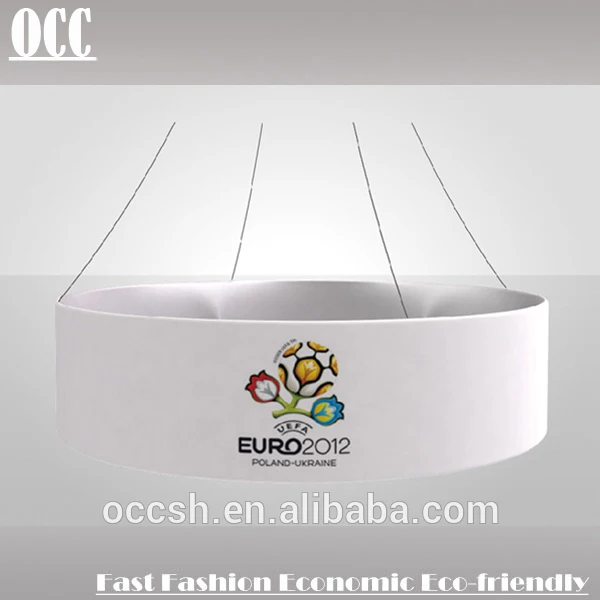 
 печатание перехода выставки-шоу висит дисплей круговой висит баннер  