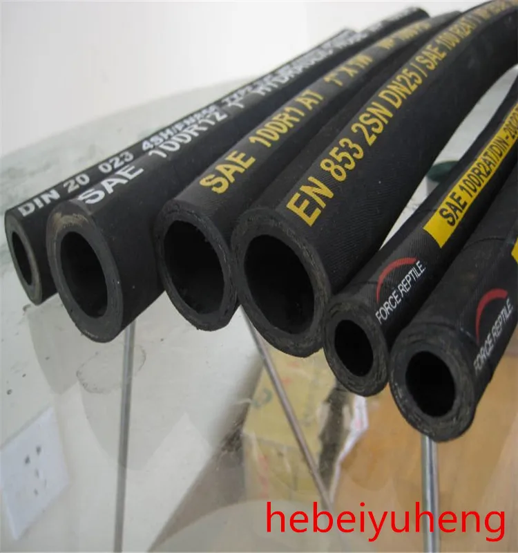 high pressure wire braid textile covered hose hydraulic rubber hose pipes