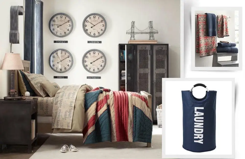
Collapsible Laundry Basket With Coin Bag 