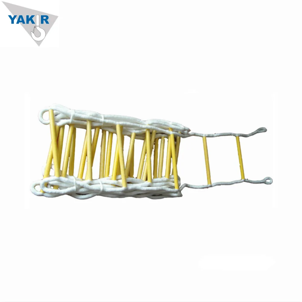 Emergency nylon Folding Fire Escape Safety Rope Ladder