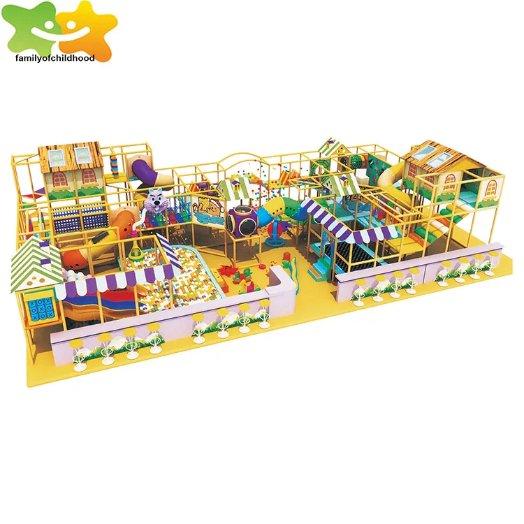 Biggest manufacture indoor play center labyrinth children maze