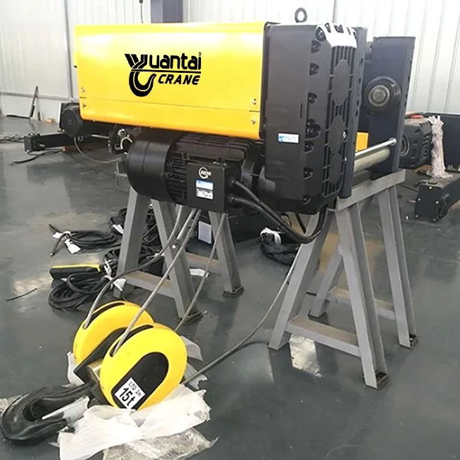 Pay attention details 5 ton cd low headroom electric hoist Europe with monorail trolley