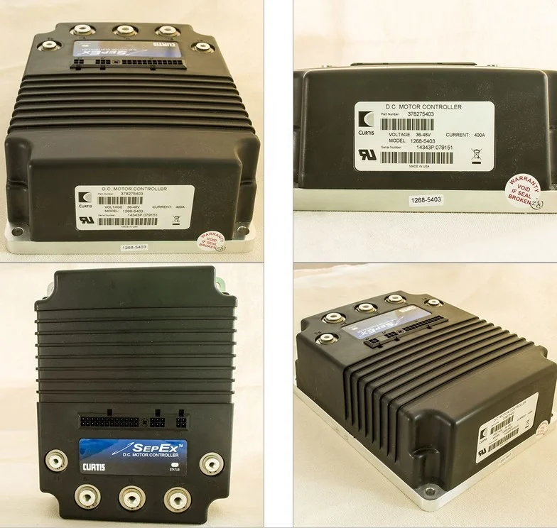 Curtis 1268-5403 dc sepex контроллер двигателя в, 36 В, 48 В, 400A