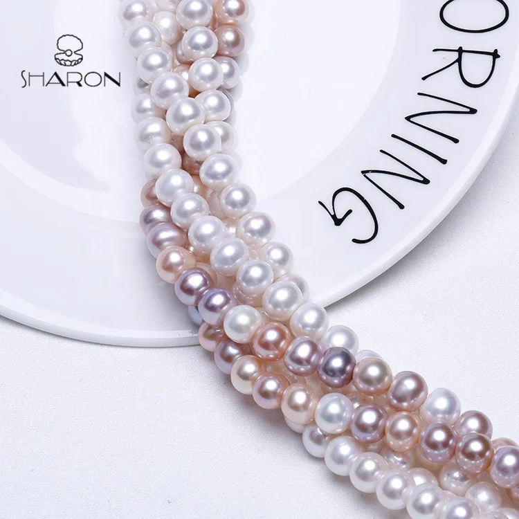 
Big Size Pearl 10-11mm Grade AA Near Round Fashion Decorative Pearl For Clothes 