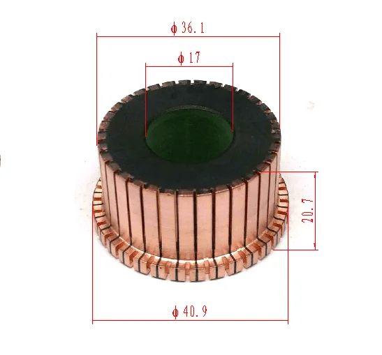 Горячая Распродажа OD36.1 * ID17 * L20.7- 33 сегменты автомобильный вентилятор, арматурный коммутатор, бесплатный образец