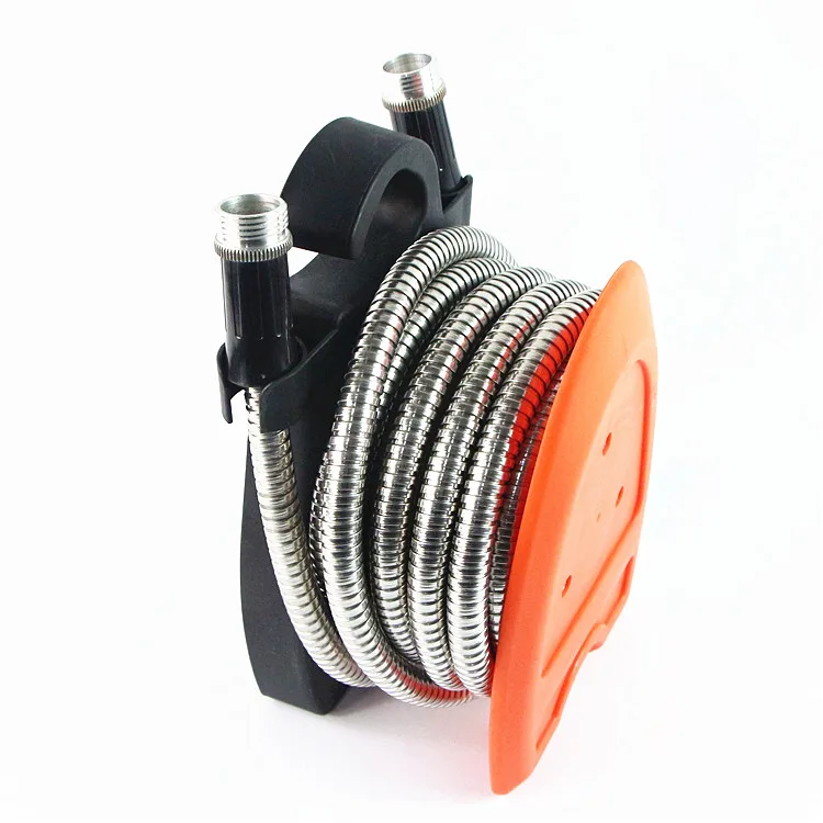 Metallic hose flexible water shower hose stainless steel metal garden hose