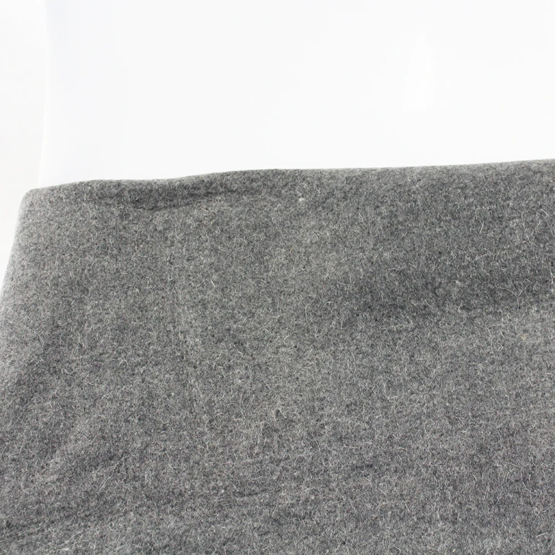 Темно-серая твердая прессованная 4 мм шерстяная войлочная ткань для промышленности