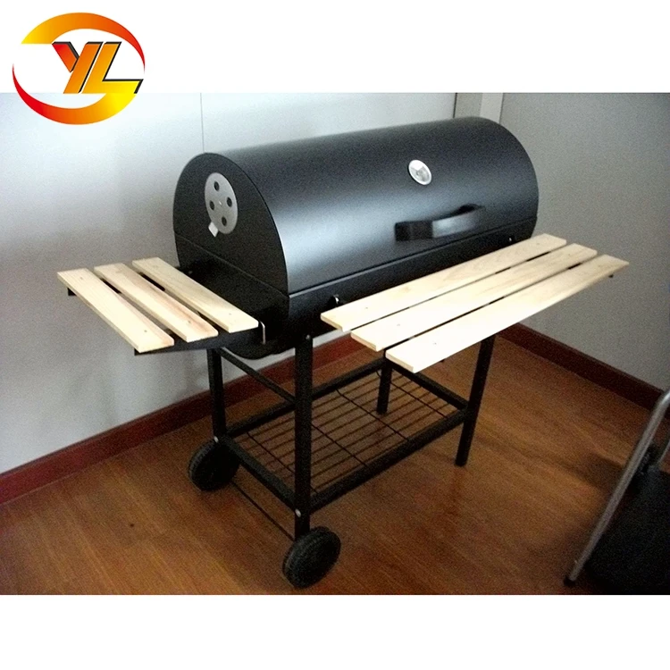 Factory manufacturer Large patio range cylinder barrel charcoal big BBQ grill