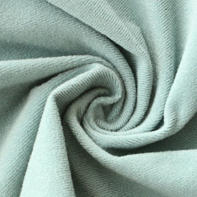 100% Polyester Tricot Brush Fabric Dazzle Loop Velvet Fabric for Car Seat Cover