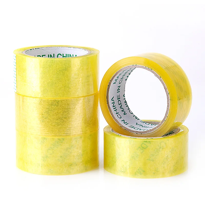 new stationery products yellowish color acrylic bopp adhesive packing tape the most demanded products in dubai