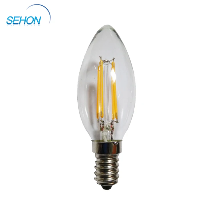 Hot selling products in america e12  e14 flame candelabra led filament candle light dimmable