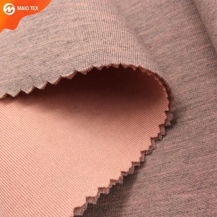 polyester spandex interlock knit cationic melange polyester air layer spacer scuba fabric for sportswear